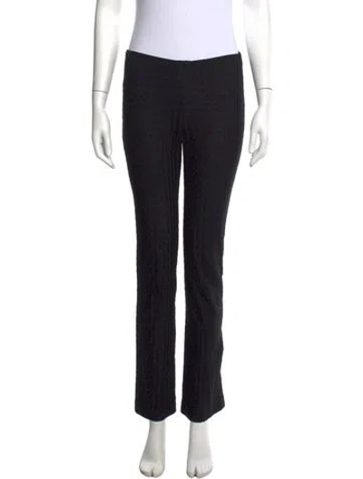 Pre-owned Missoni Tweed Pattern Straight Leg Pants In Black