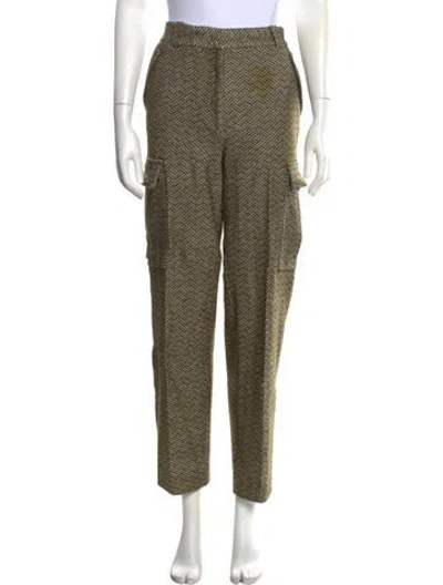 Pre-owned Missoni Tweed Pattern Straight Leg Pants In Multicolor