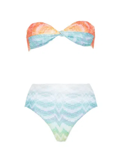 Missoni Twist-detail Bikini In Multi