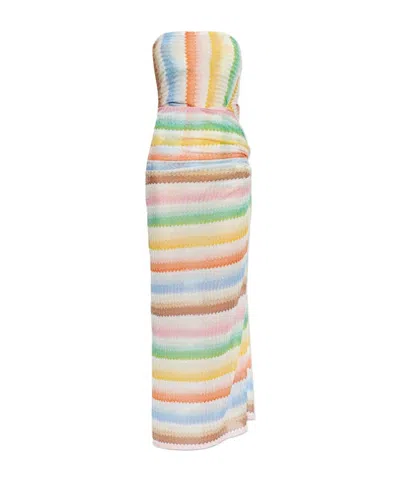 Missoni Twisted Zigzag Maxi Beach Dress In Multi