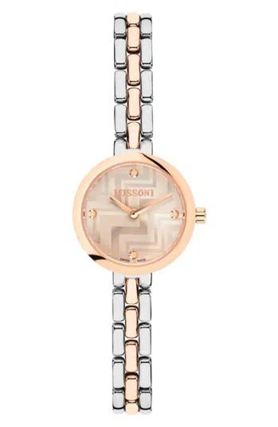 Missoni Two-tone Bracelet Watch, 25mm In Two Tone