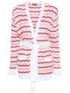 Missoni Chevron-knit Cardigan In Sm9an