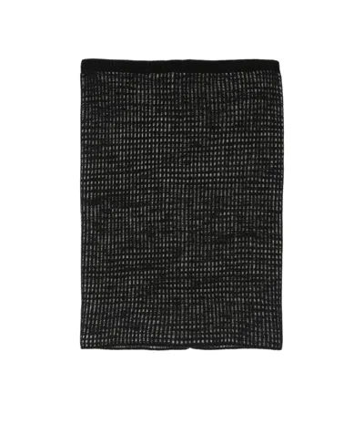 Missoni Two-tone Wool Scarf In Black