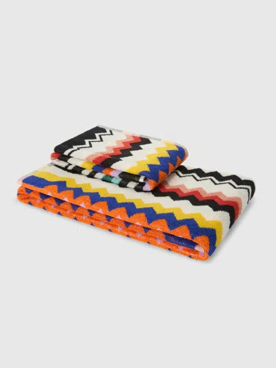 Missoni Two-piece Best Bath Set In Cotton Terry In Multi