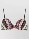 Missoni Underwired Zigzag Bikini Set Thin Straps In Multi
