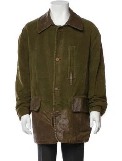 Pre-owned Missoni Uomo Utility Jacket In Green
