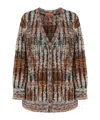 Missoni V-neck Pocket Cardigan In Multi
