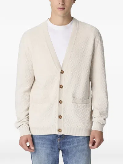 Missoni V-neck Cardigan In Neutral
