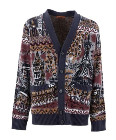MISSONI MISSONI V-NECK RIBBED-KNIT CARDIGAN