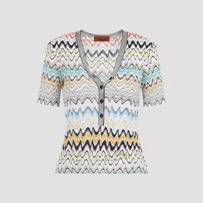 Missoni V Neck Sweater For Women In Multicolour
