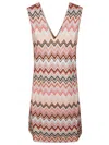 Missoni Zigzag Mini Dress In Multi