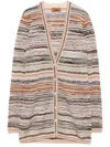 Missoni Metallic Zigzag V-neck Cardigan