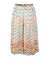 Missoni V-pattern Casual Pants In Nude