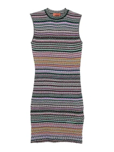 Missoni Vestido Corto - Amarillo Claro
