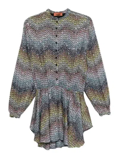 Missoni Vestido Corto - Multicolor