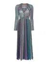 Missoni Sequin-embellished Ribbed Maxi Dress In Multicolor