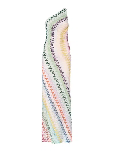 Missoni Vestido Largo - Blanco
