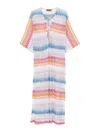 Missoni Long Cover Up In Blue