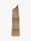 Missoni One-shoulder Sequin-embellished Striped Metallic Crochet-knit Maxi Dress In Multi