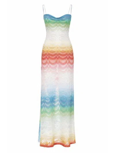 Missoni Vibrant Mini Dress In Multi