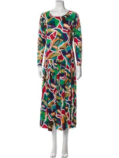 Pre-owned Missoni Vintage 1970's Skirt Set In Blue