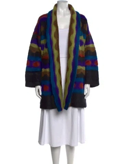 Pre-owned Missoni Vintage 1980's Sweater In Blue/green