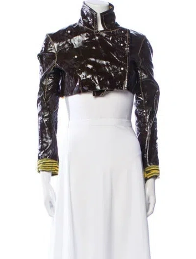 Pre-owned Missoni Vintage 2000's Evening Jacket In Brown