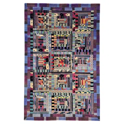 Pre-owned Missoni Vintage Hand-knotted Rug, Model "orion" Designed By Ottavio  For  In Gray