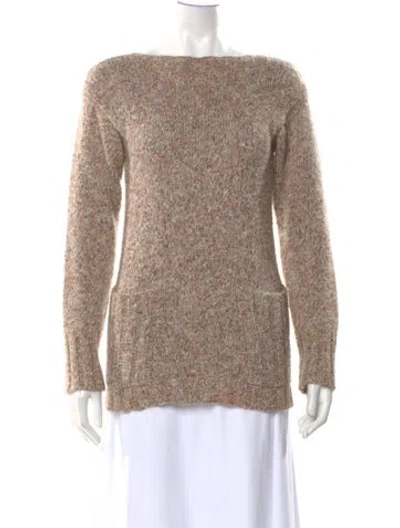 Pre-owned Missoni Vintage Late 1960's - Early 1970's Sweater In Neutral