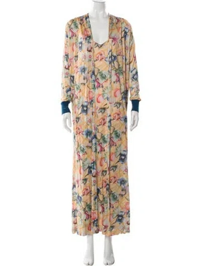 Pre-owned Missoni Vintage Late 1970's - Early 1980's Dress Set