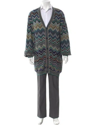 Pre-owned Missoni Vintage Late 2000's - Early 2010's Cardigan In Multi