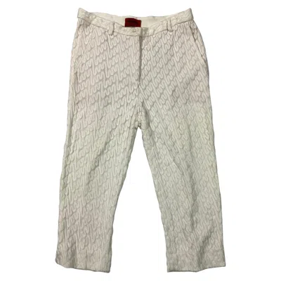 Pre-owned Missoni Vintage  White Capri Pants