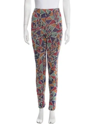 Pre-owned Missoni Vintage Skinny Leg Pants In Multi