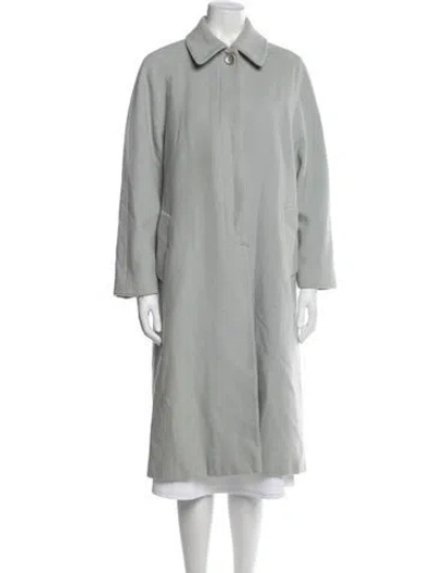 Pre-owned Missoni Vintage Virgin Wool Coat In Green