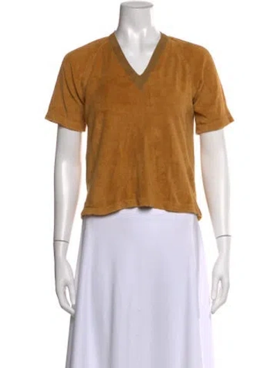 Pre-owned Missoni Vintage V-neck T-shirt In Orange