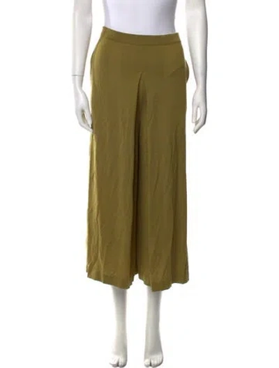 Pre-owned Missoni Vintage Wide Leg Pants In Green