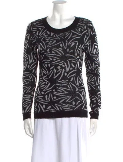Pre-owned Missoni Vintage Wool Sweatshirt In Black
