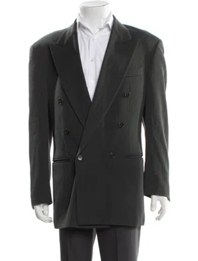 Pre-owned Missoni Virgin Wool Blazer In Green