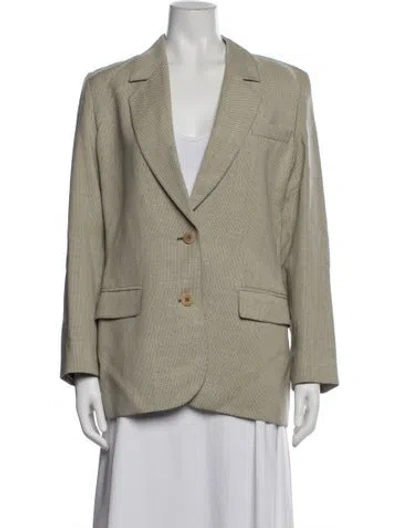 Pre-owned Missoni Virgin Wool Patterned Blazer In Neutrals