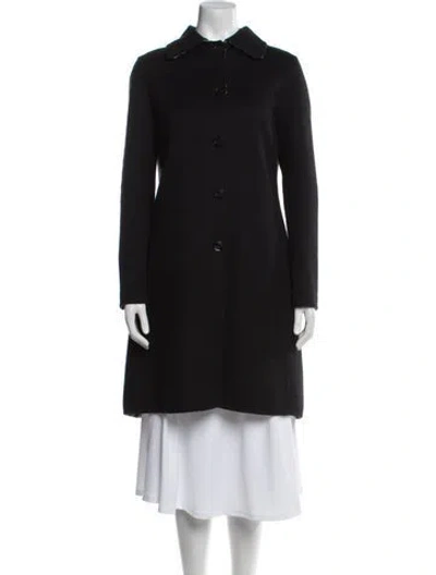 Pre-owned Missoni Virgin Wool Peacoat In Gray