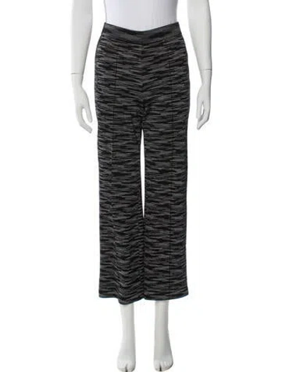 Pre-owned Missoni Virgin Wool Wide Leg Pants In Multi