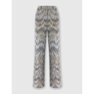 Missoni Hose Aus Viskose Und Lamé-wolle In Multicoloured