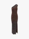 Missoni Viscose Blend Dress With All-over Sequins In Black