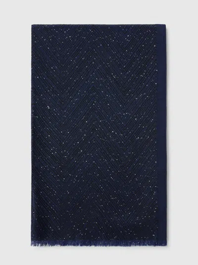 Missoni Viscose Blend Stole With Sequins In Multicoloured