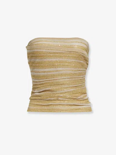 Missoni Viscose Blend Top In Gold