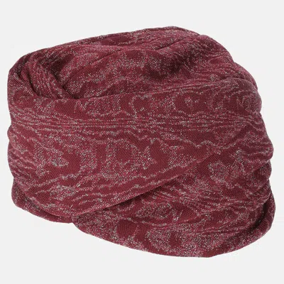 Pre-owned Missoni Viscose Hat S In Red