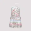 Missoni Multicolor Halter Neck Swimsuit With Zigzag Pattern In Multicolour