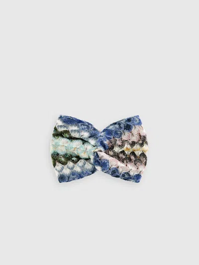 Missoni Viscose Lamé Headband In Multi