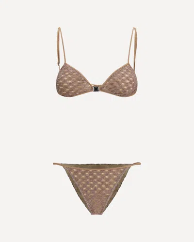 Missoni Viscose Lamé Swimsuit In Multi