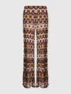 Missoni Patterned Trousers In Multi